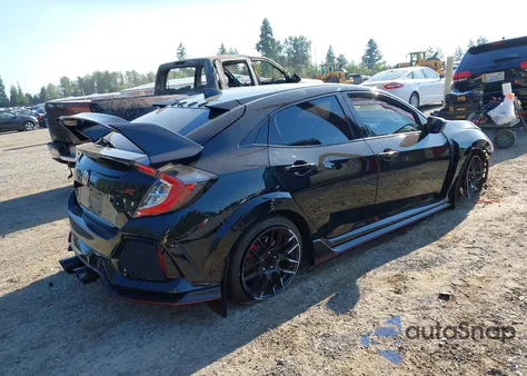 2018 Honda Civic Type R Touring from USA, damaged, VIN SHHFK8G72JU202314